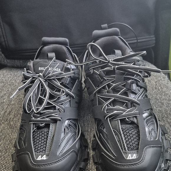 Balenciaga Other - Balenciaga Black Layered Track Sneakers